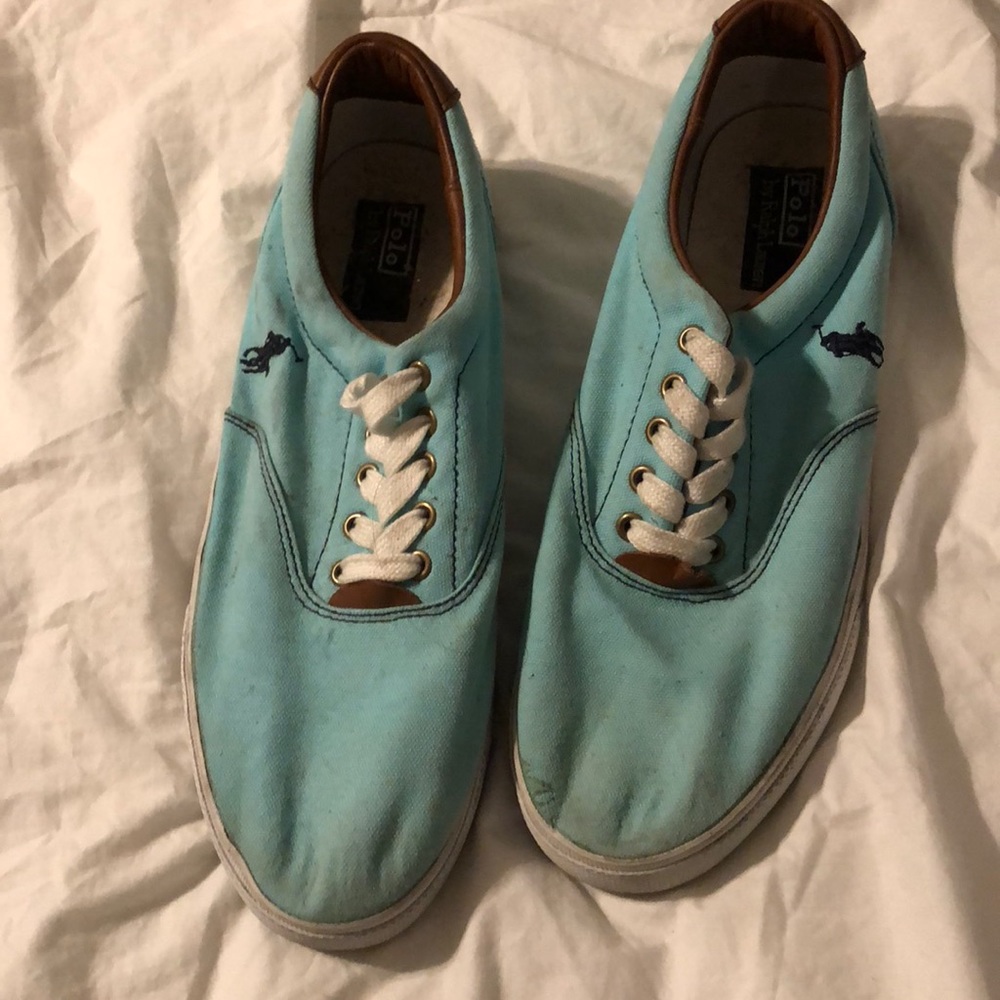 Polo Board Shoes Aqua Blue size 12